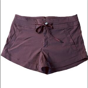 CRZ YOGA WOMENS PURPLE ATHLETIC SHORTS SIZE 4/6